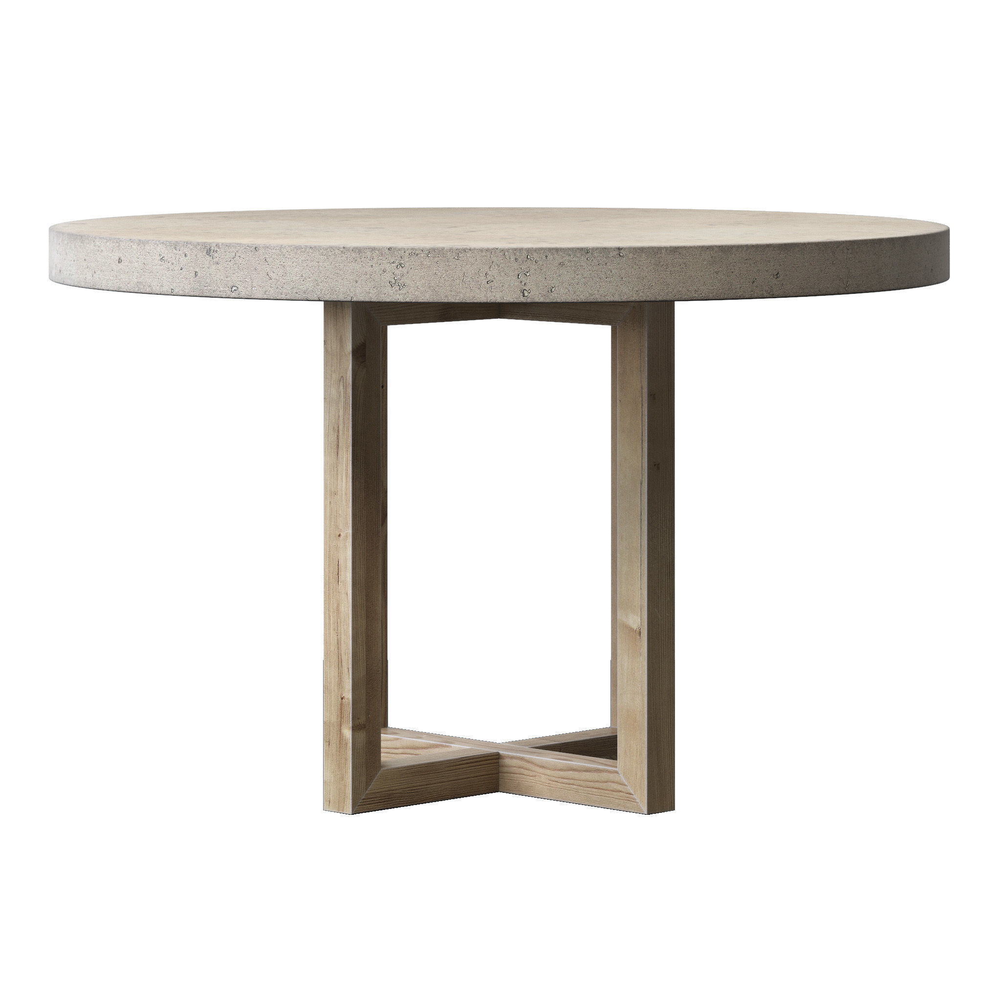 Heston Round Dining Table 3D model_2