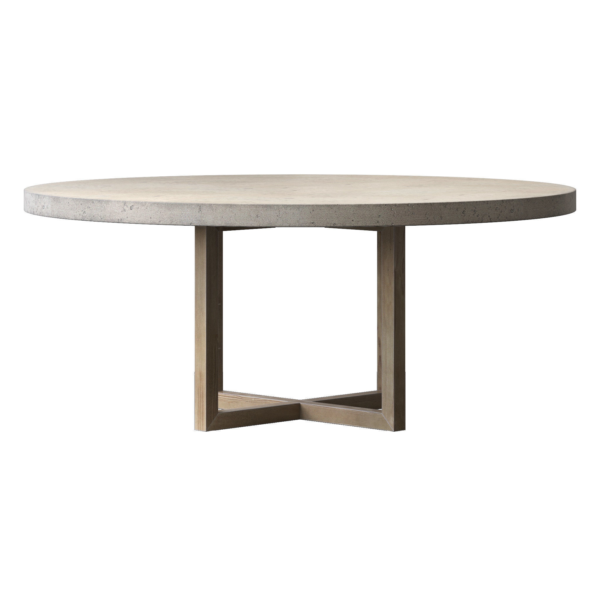 Heston Round Dining Table 3D model_6