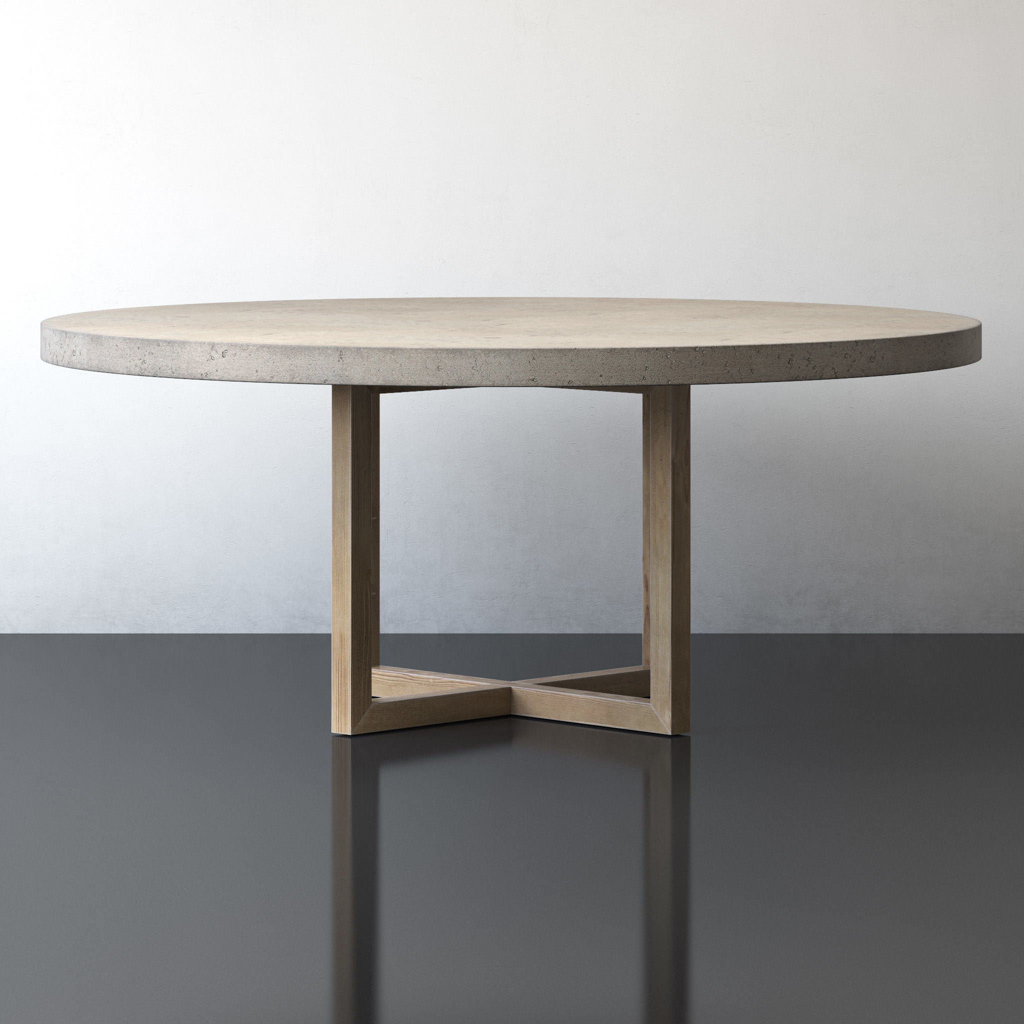 Heston Round Dining Table 3D model_12