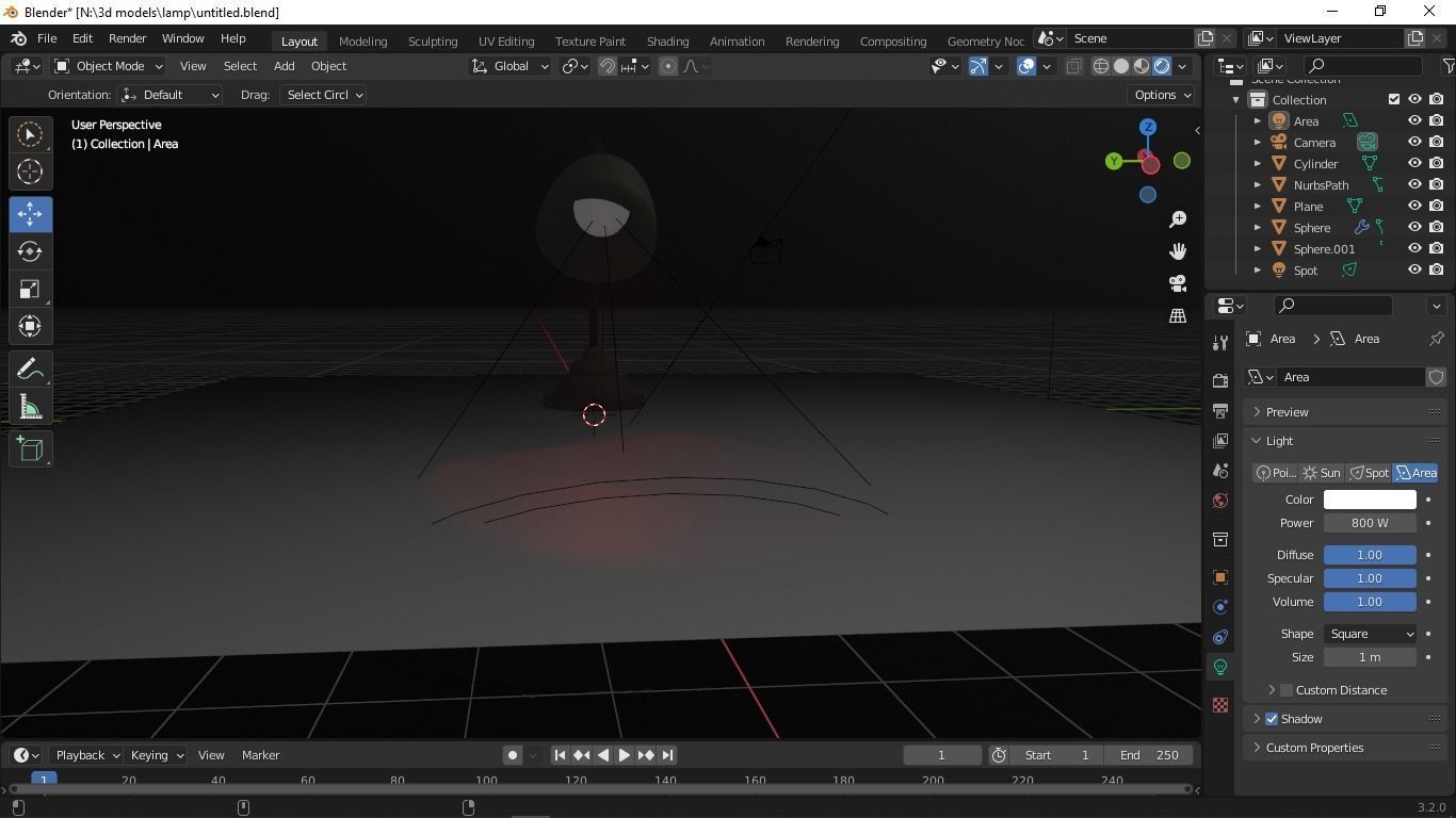 lamp 3d model Free 3D model_7