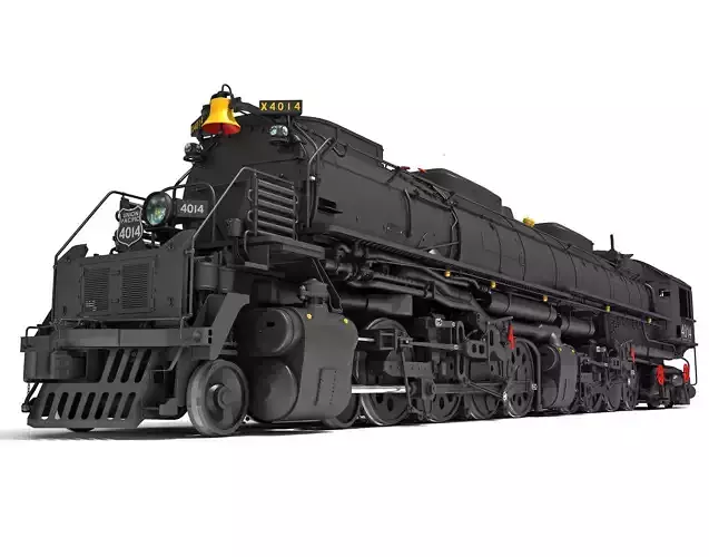 Steam Locomotive Big Boy Train 3D model