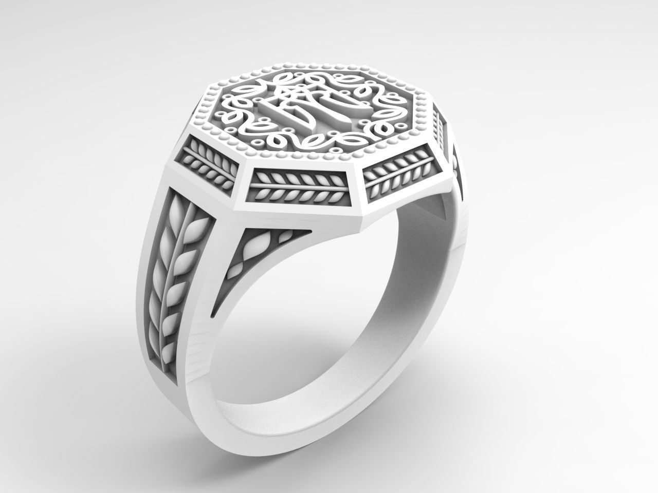 Original design Ukrainian ring 3D print model_27