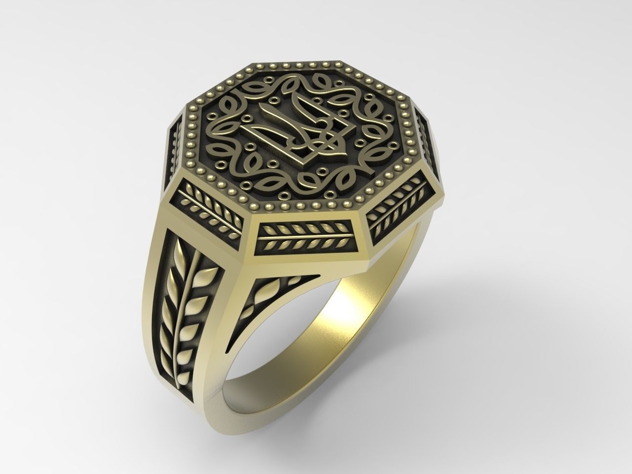 Original design Ukrainian ring 3D print model_7