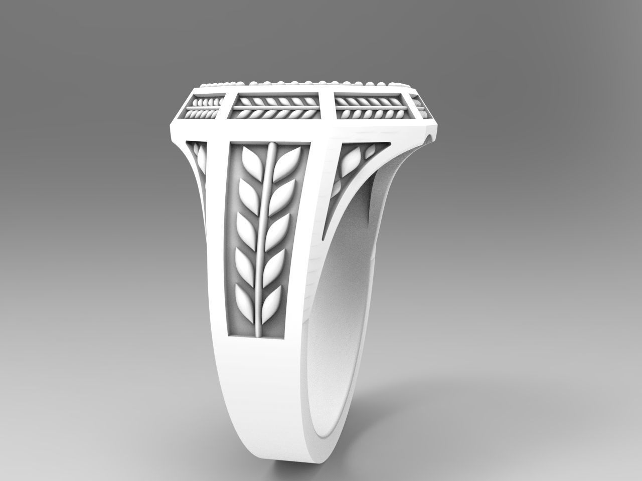 Original design Ukrainian ring 3D print model_33