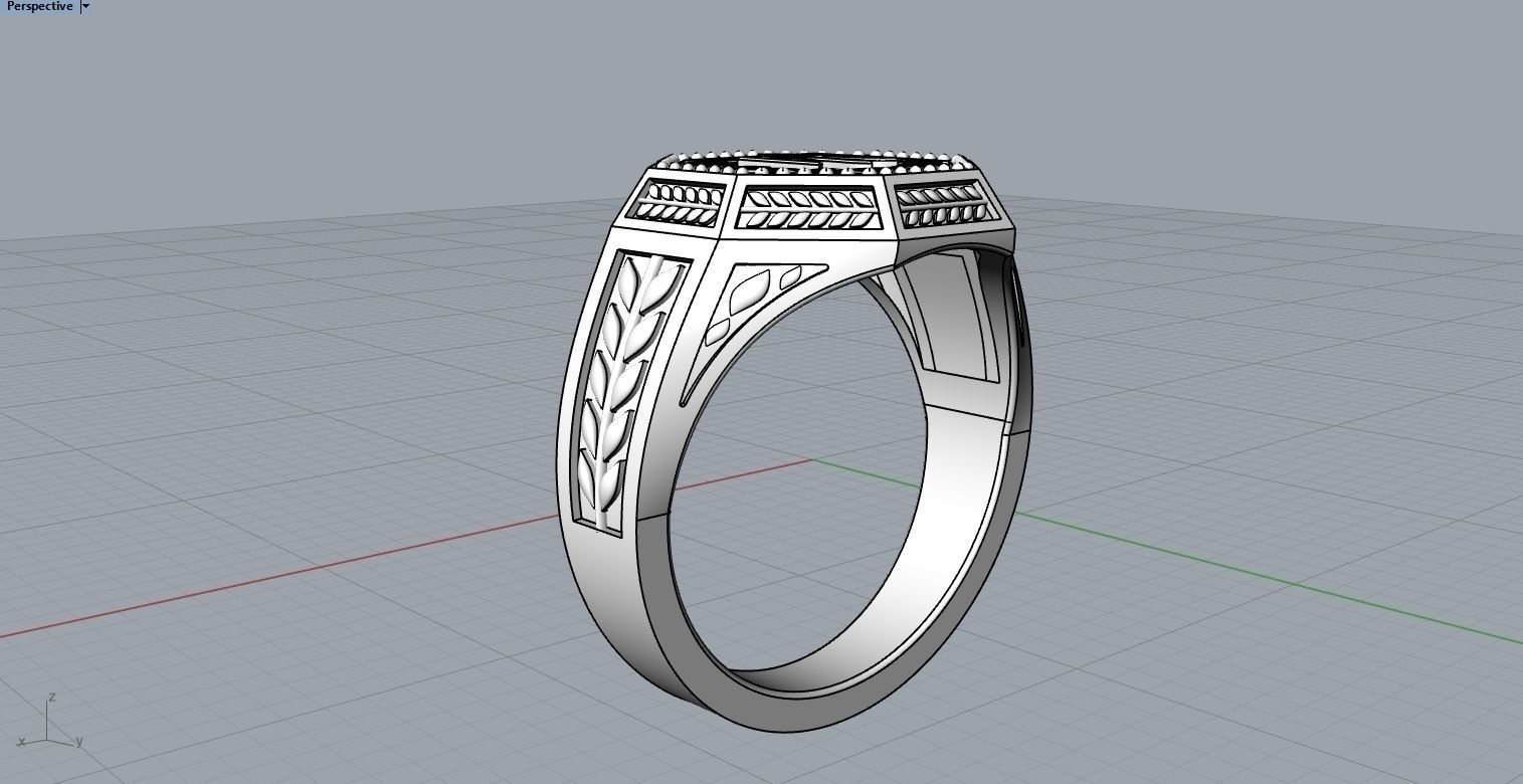 Original design Ukrainian ring 3D print model_17