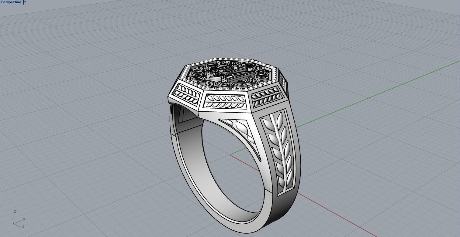 Original design Ukrainian ring 3D print model_15