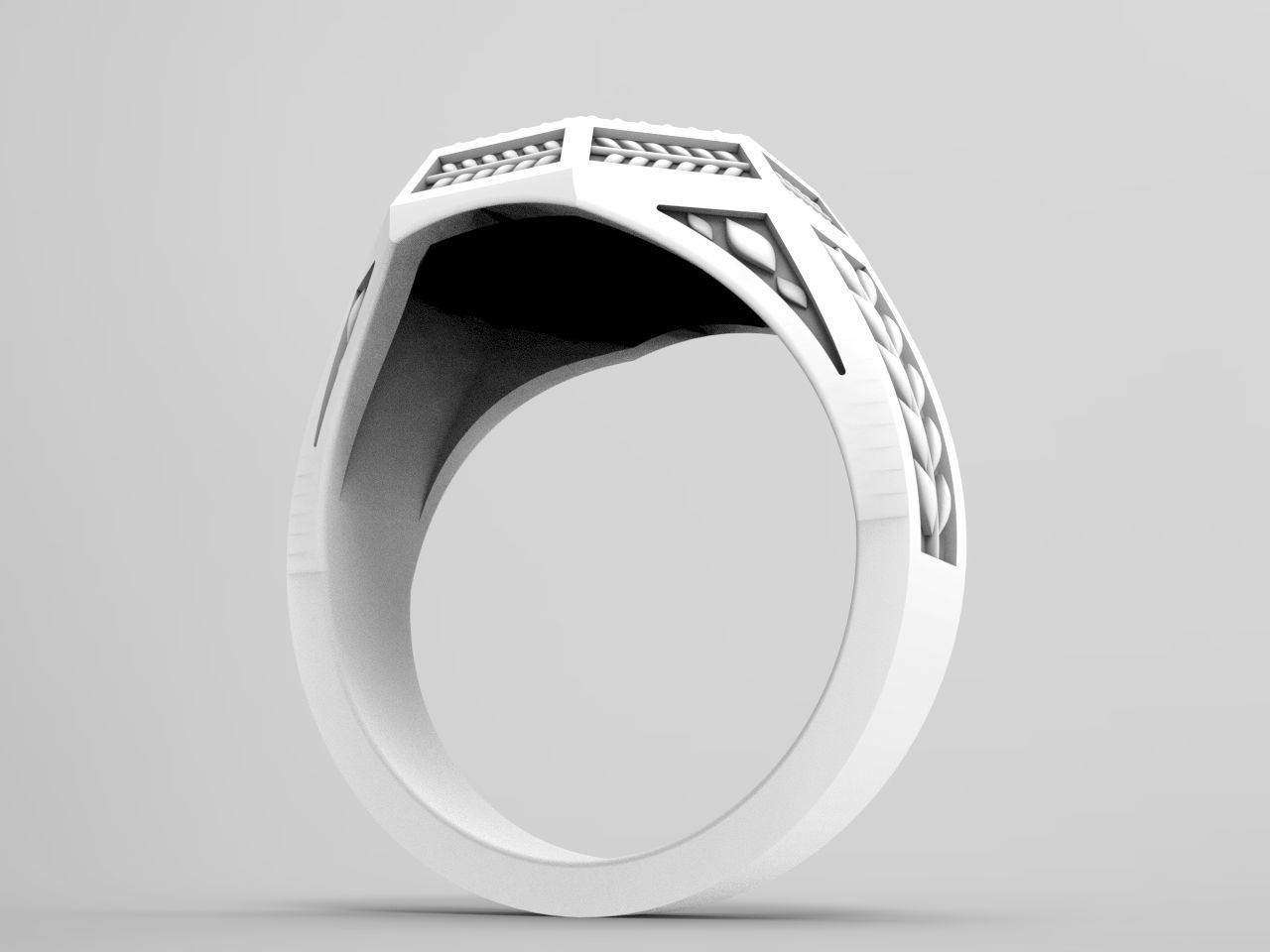 Original design Ukrainian ring 3D print model_31