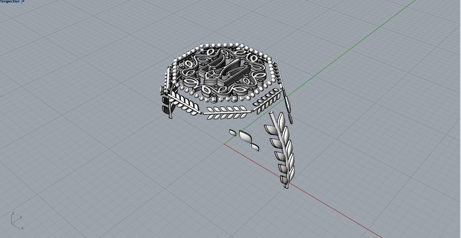 Original design Ukrainian ring 3D print model_13