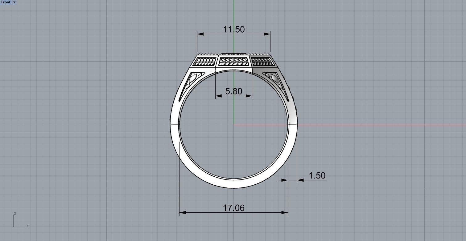 Original design Ukrainian ring 3D print model_12