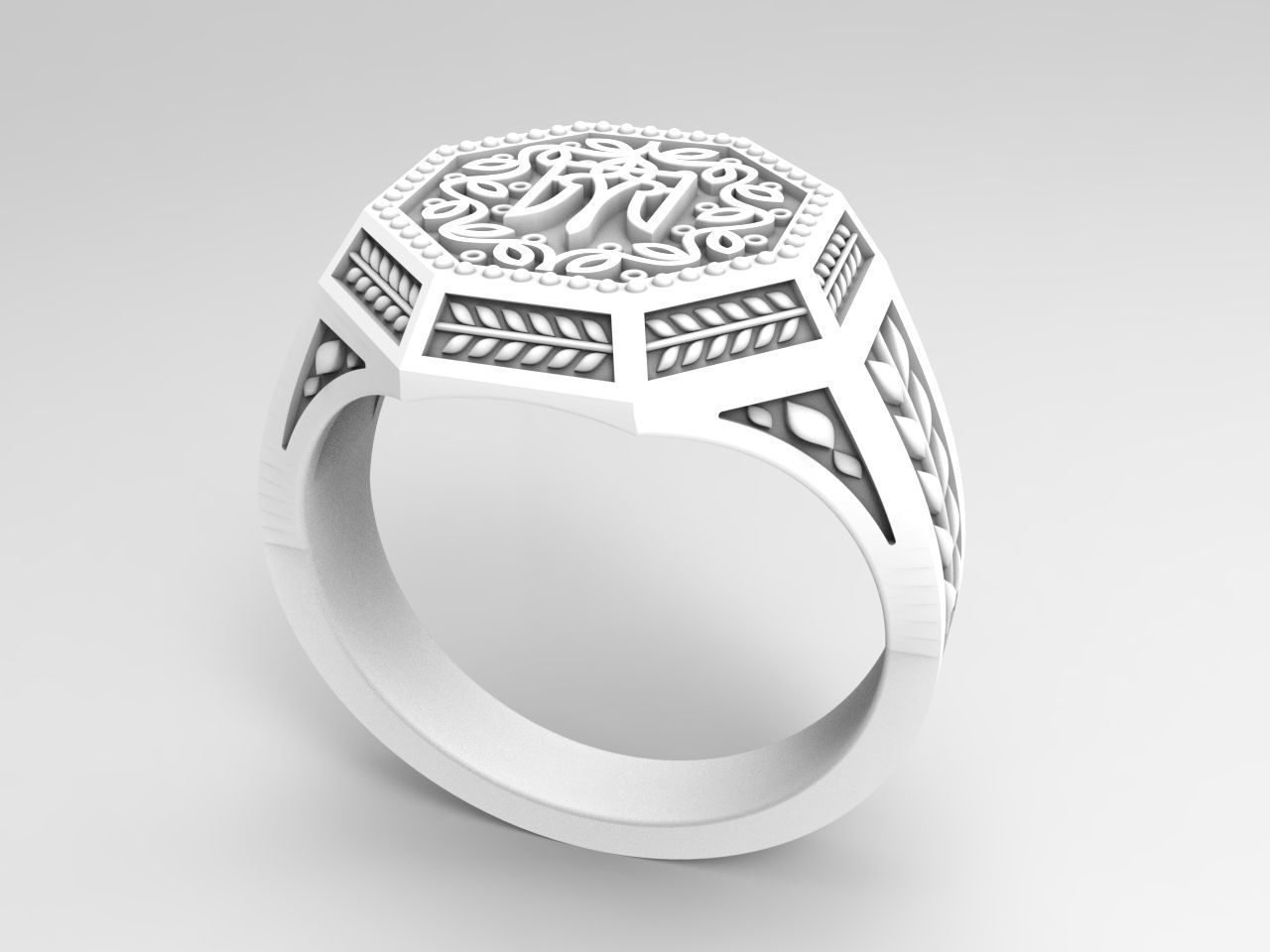Original design Ukrainian ring 3D print model_29