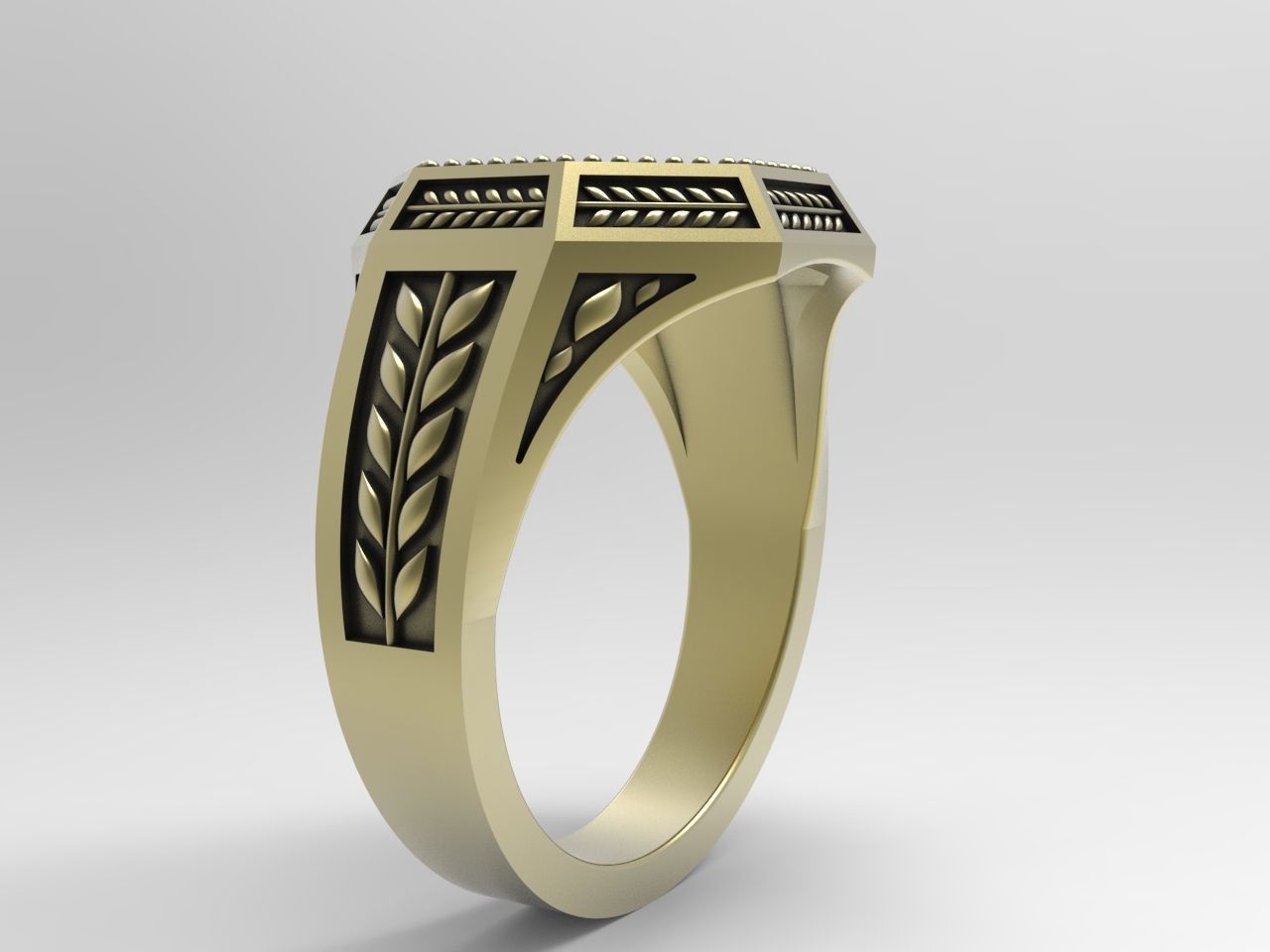 Original design Ukrainian ring 3D print model_4