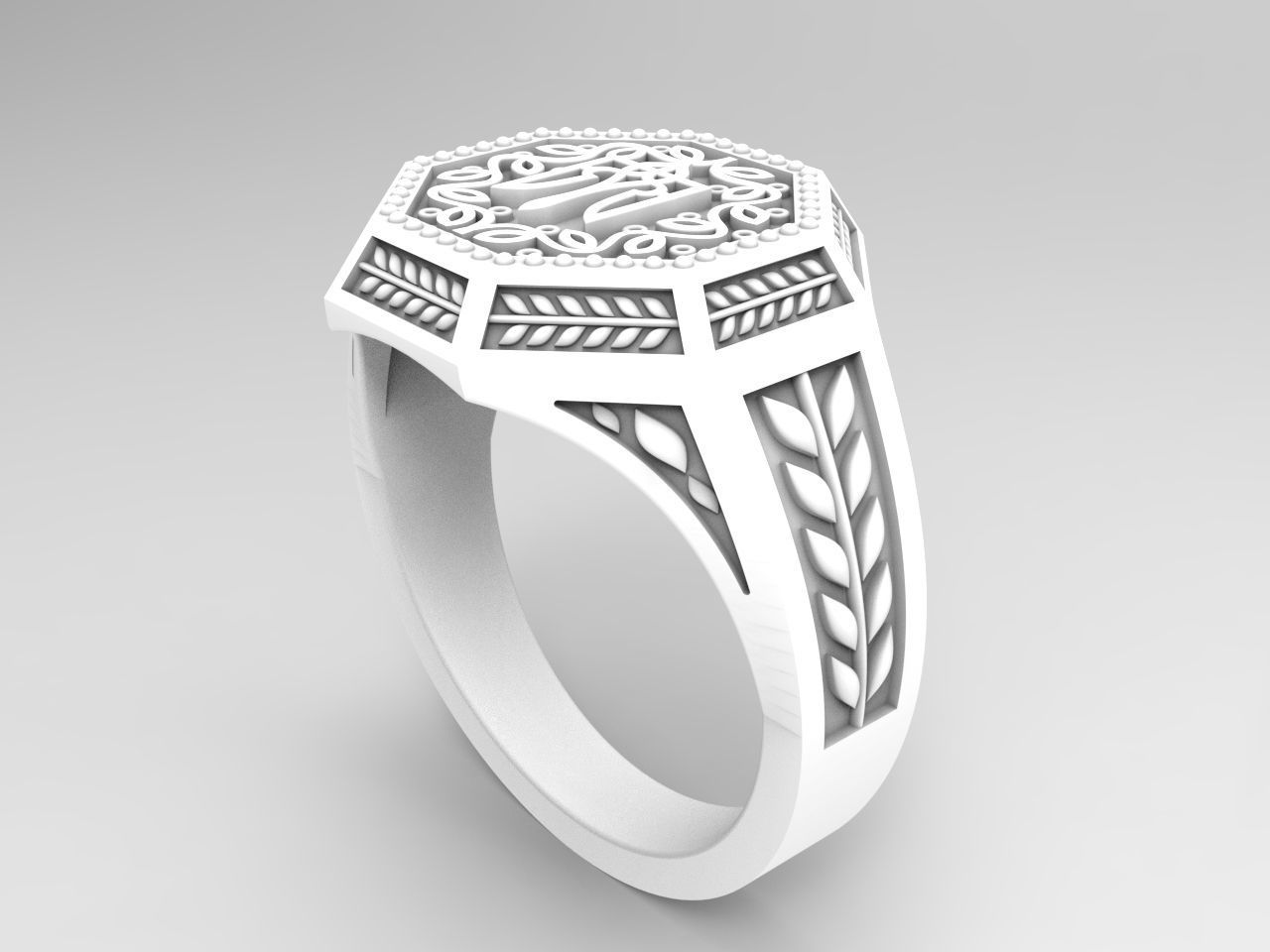 Original design Ukrainian ring 3D print model_30