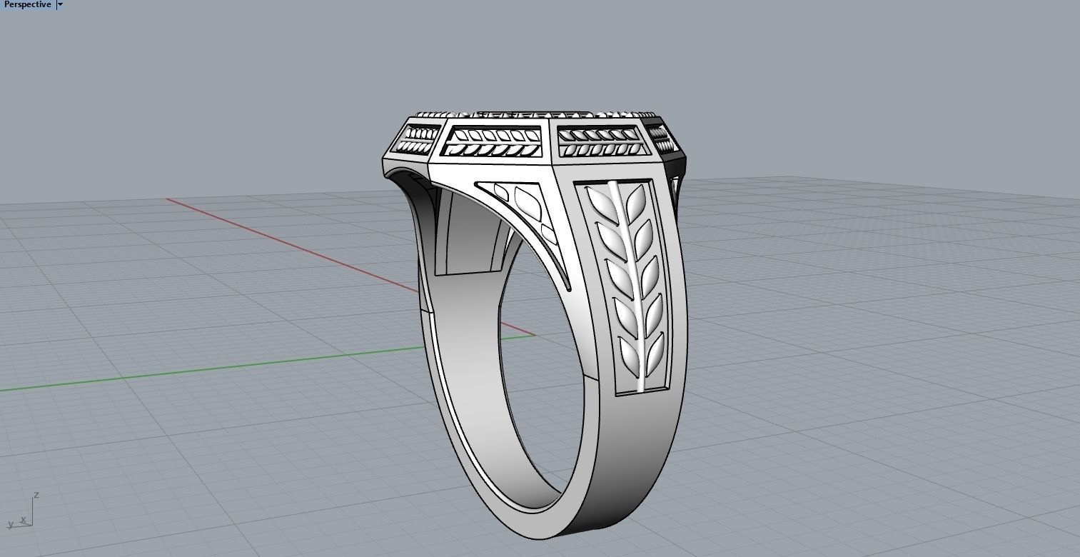 Original design Ukrainian ring 3D print model_19