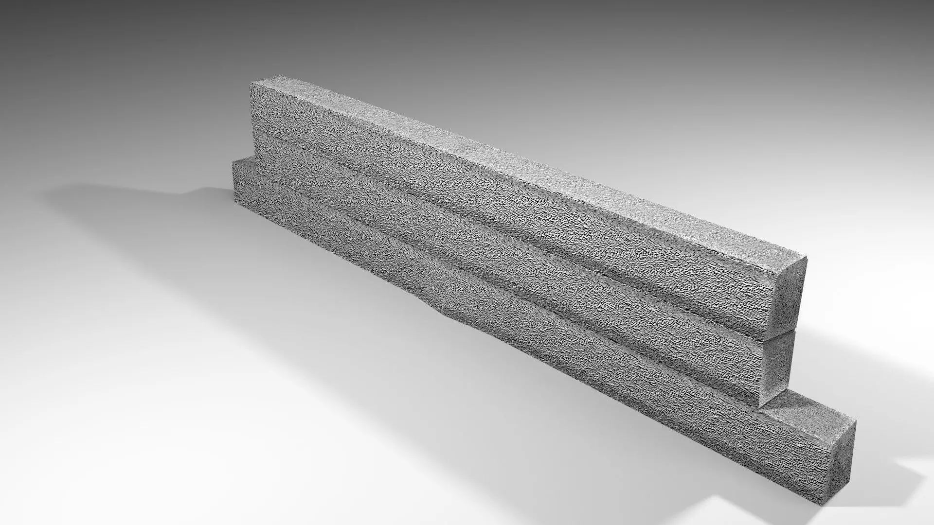 Concrete Bunker 1 3D model_0