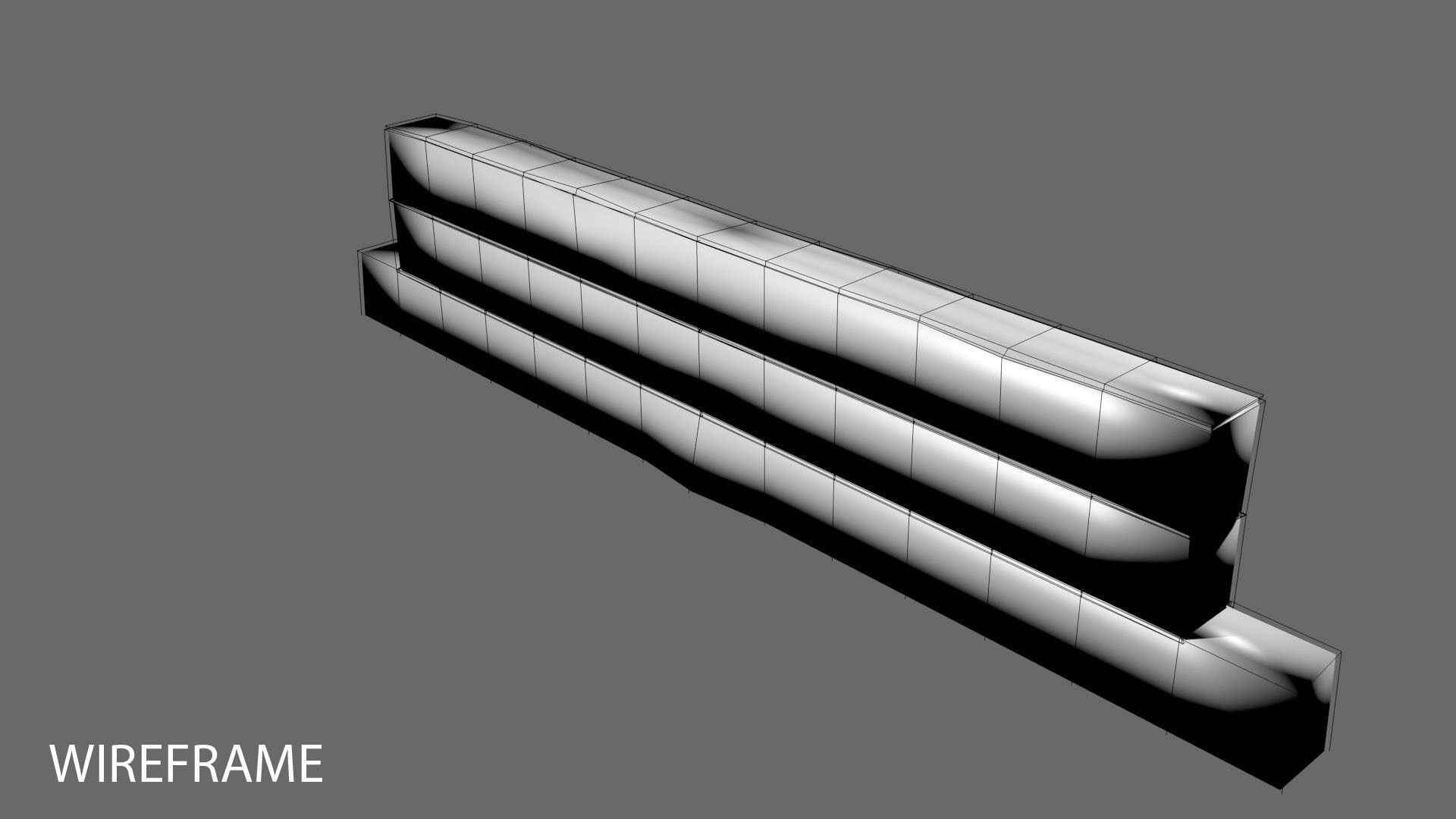 Concrete Bunker 1 3D model_3