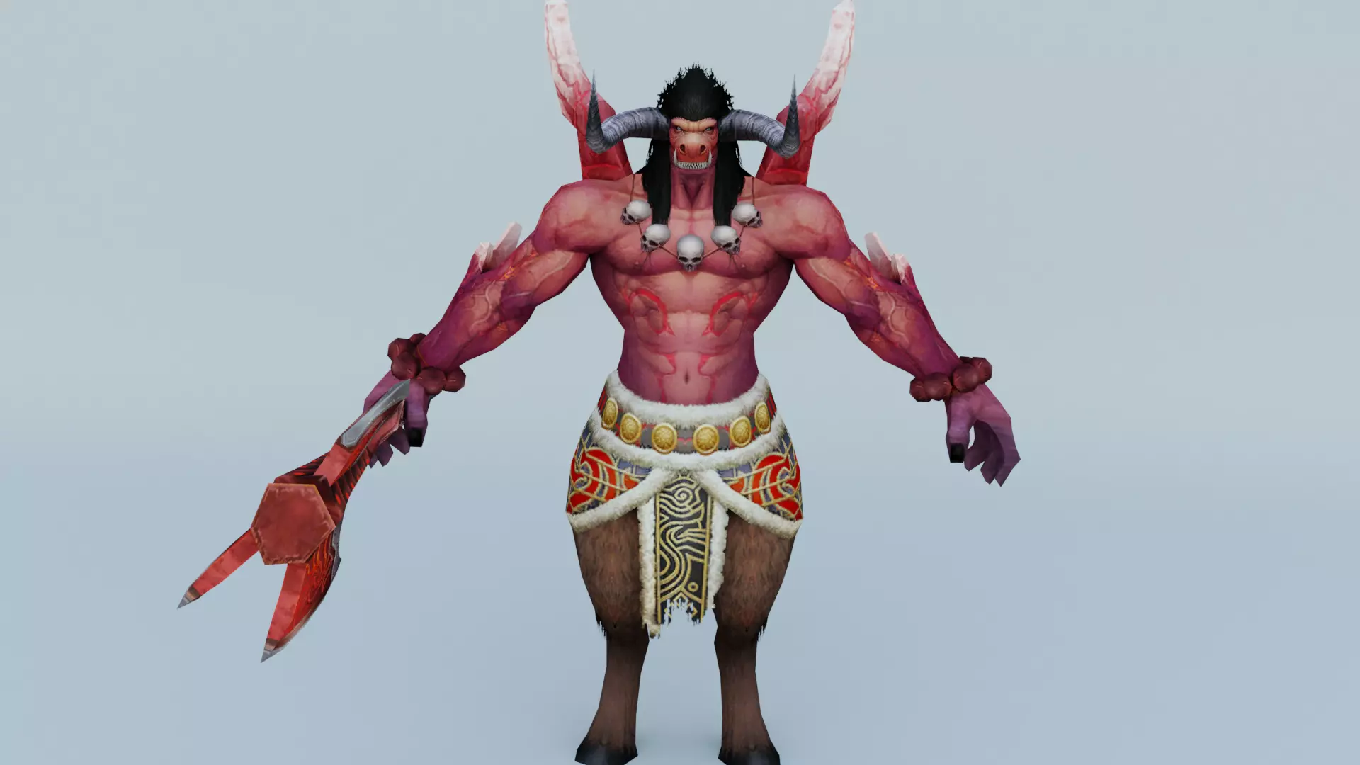 Monster boss cowking 3D model