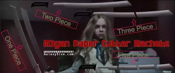 M3gan Megan print files paper cutter machete prop cosplay weapon 3D print model