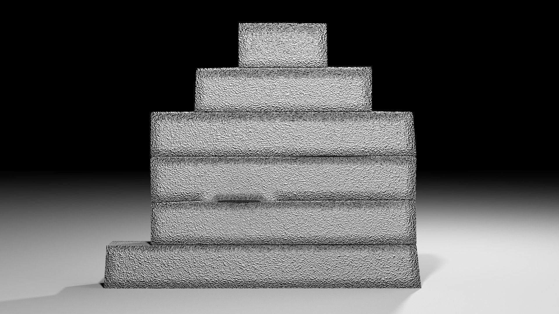 Concrete Bunker 5 3D model_1