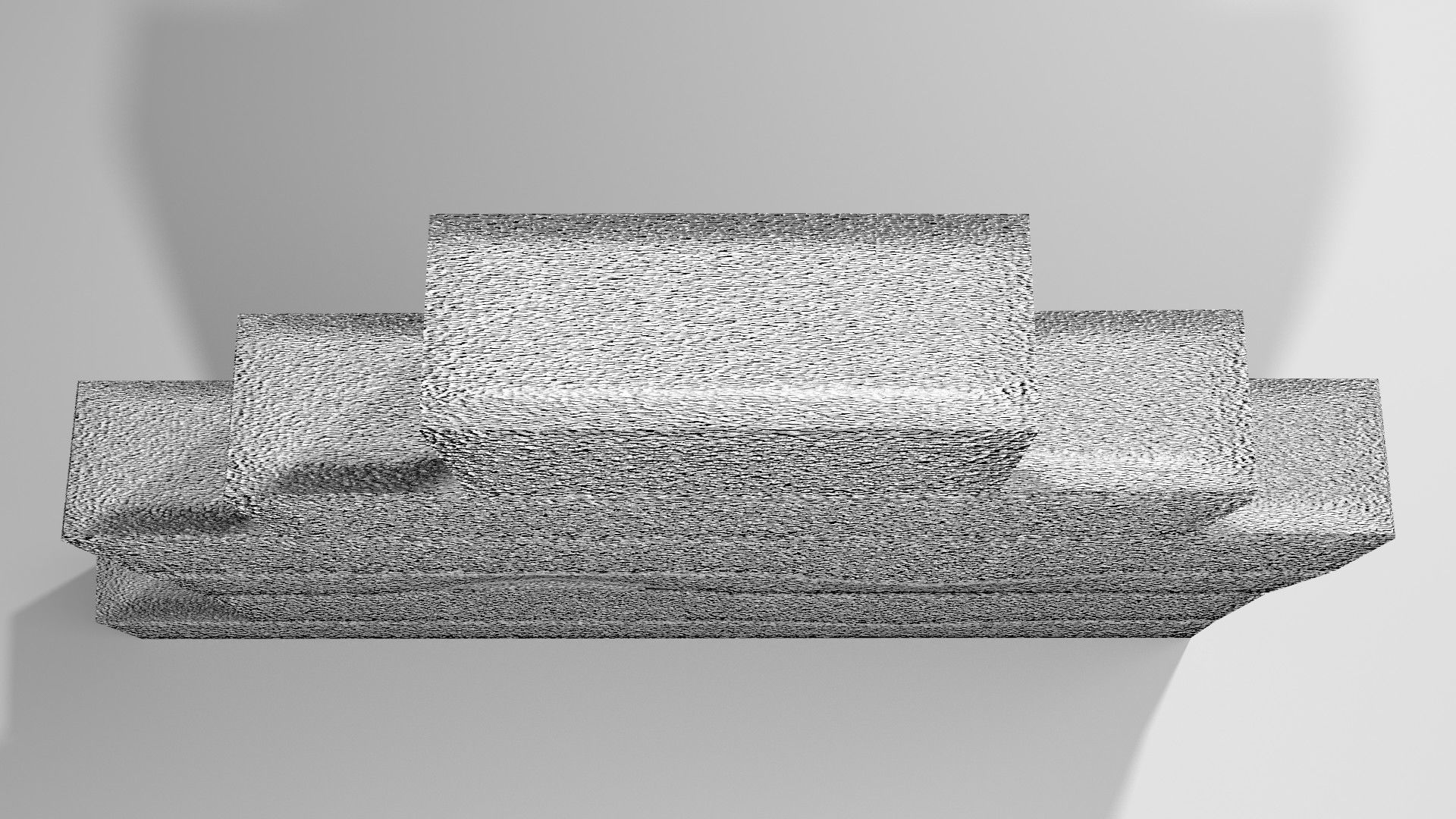 Concrete Bunker 5 3D model_2