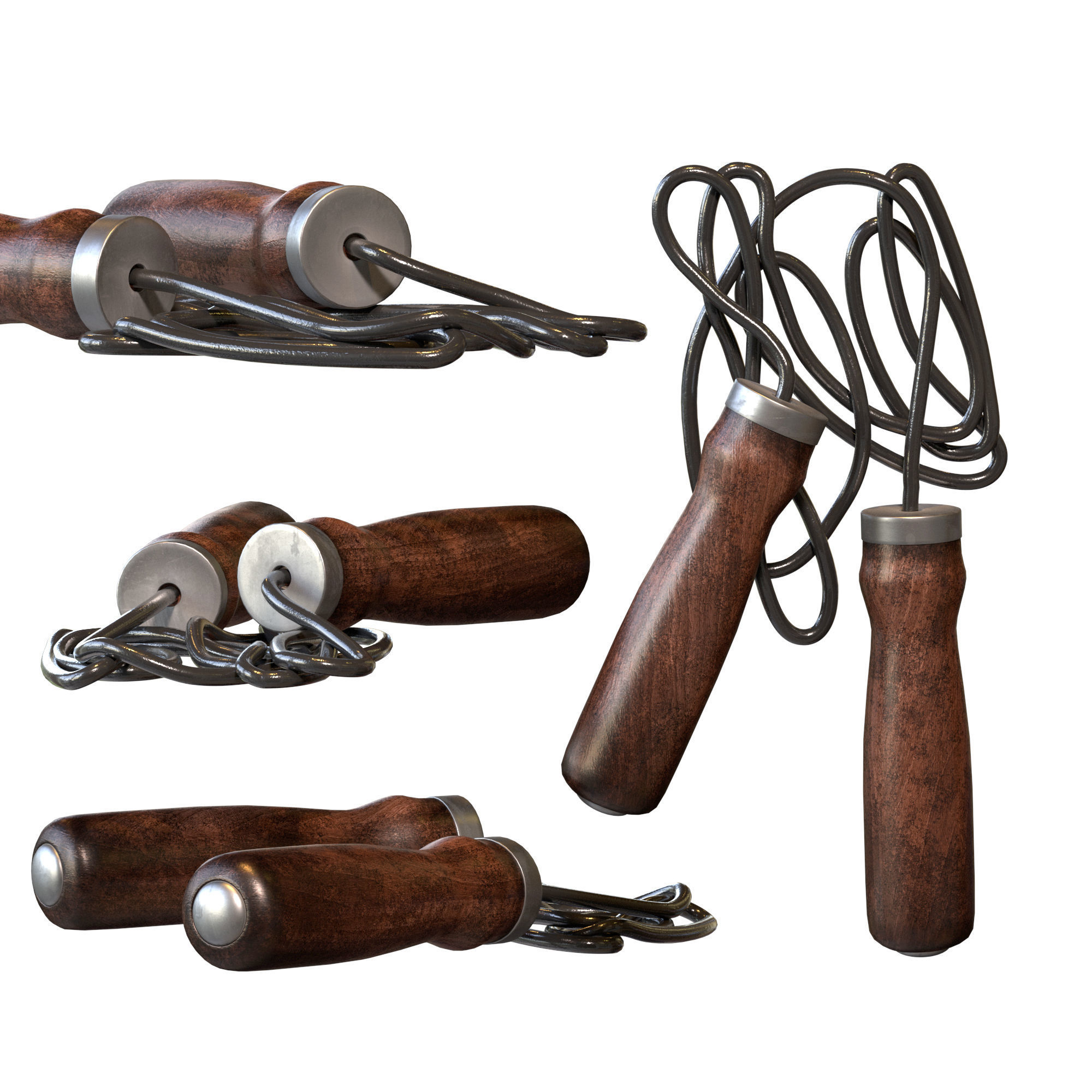 Boxing Equipment 3D model_4