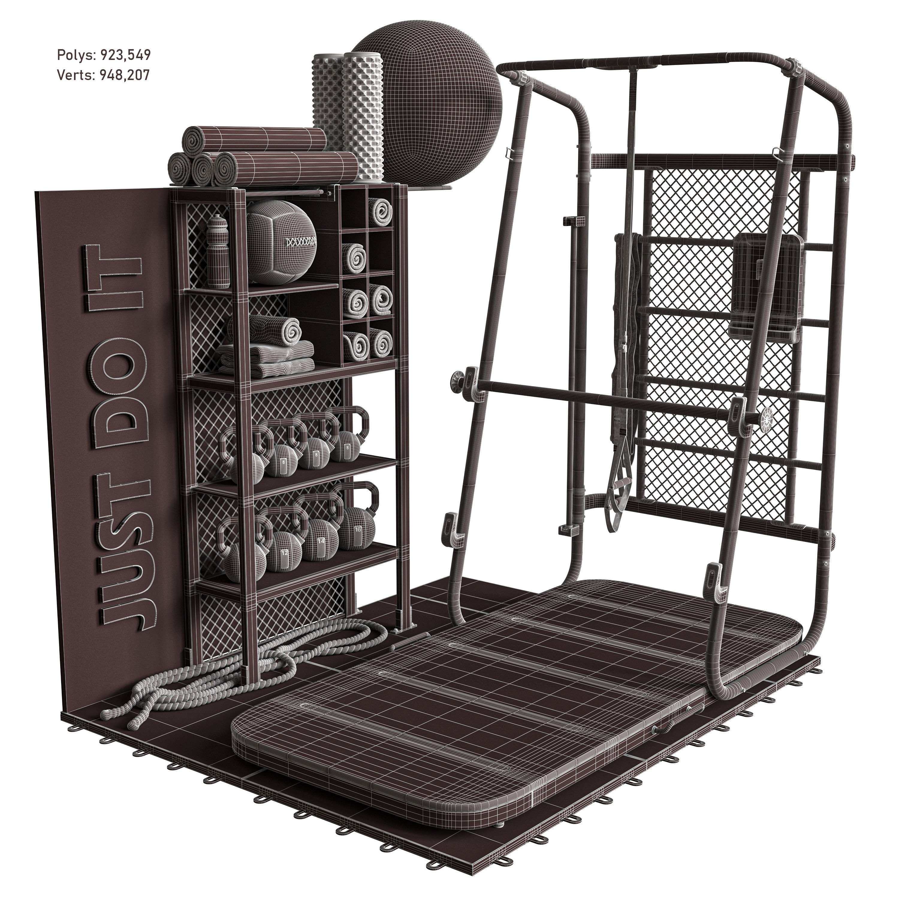 Matrix CXR50 and Rack 3D model_6