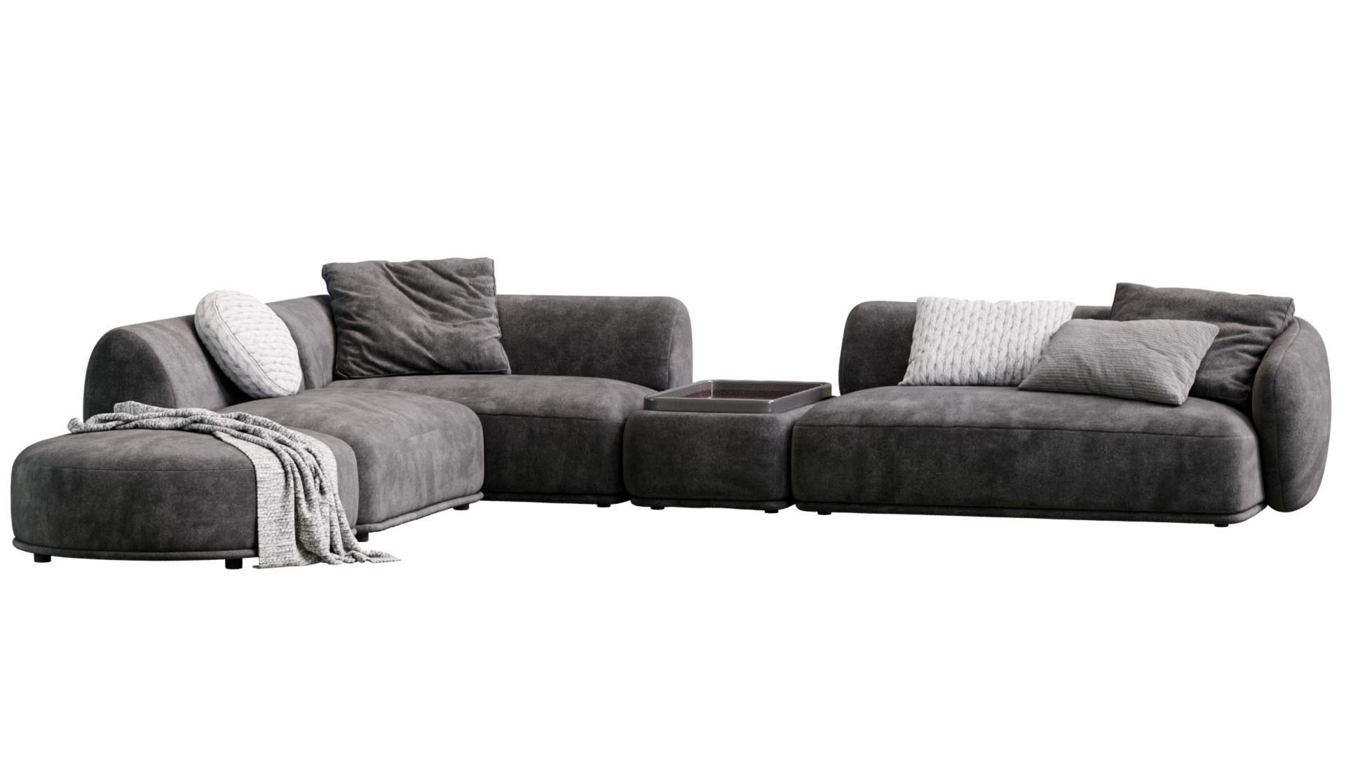 Sofa Rene By Meridiani 3D model_12