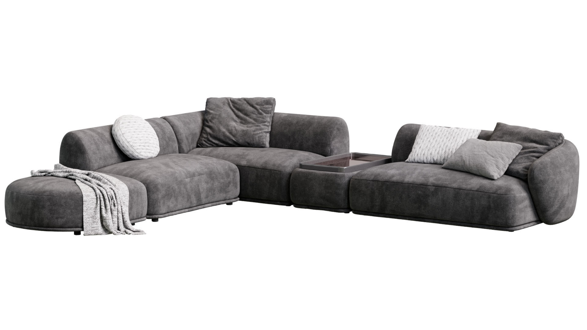 Sofa Rene By Meridiani 3D model_13