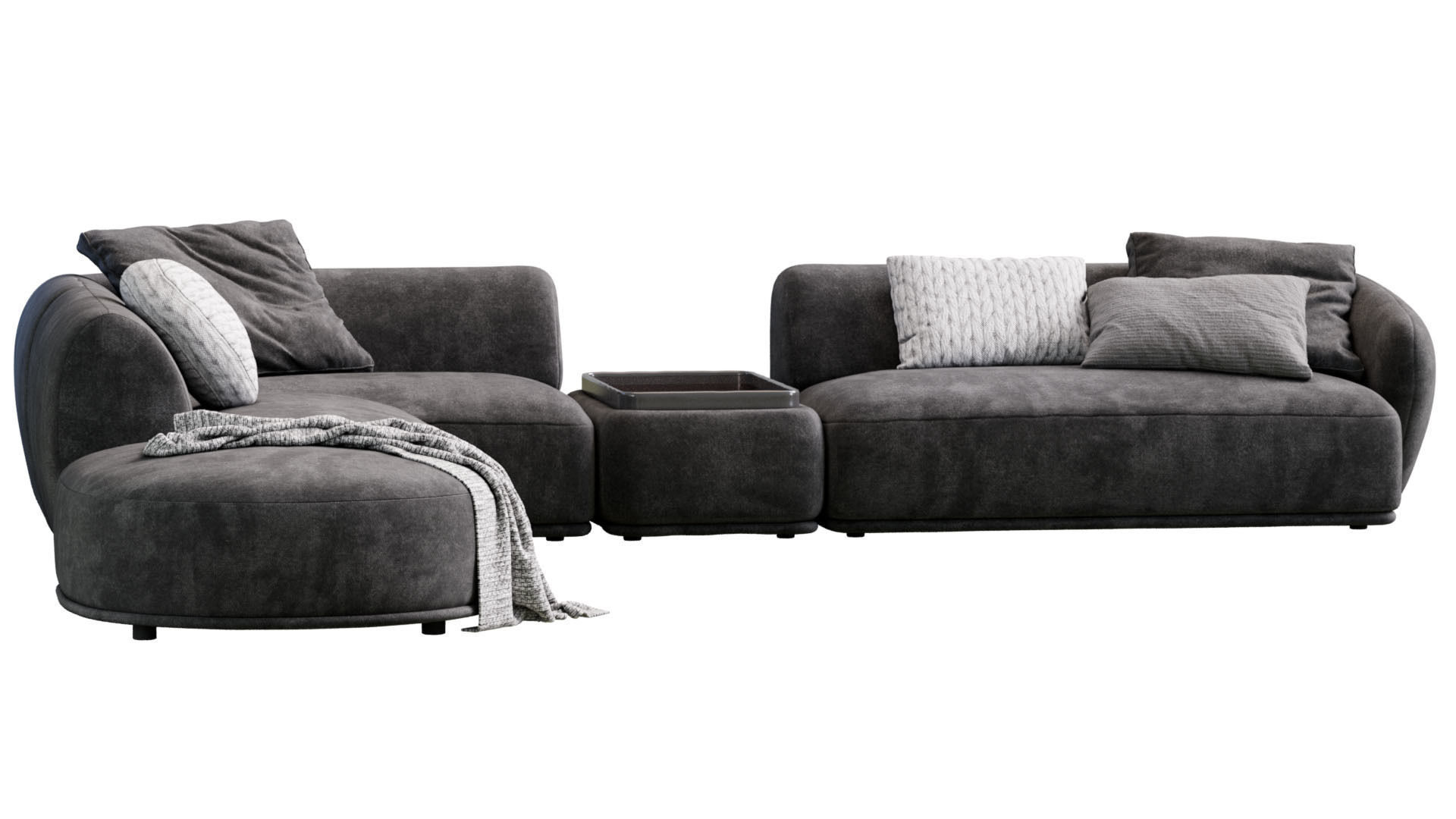 Sofa Rene By Meridiani 3D model_14