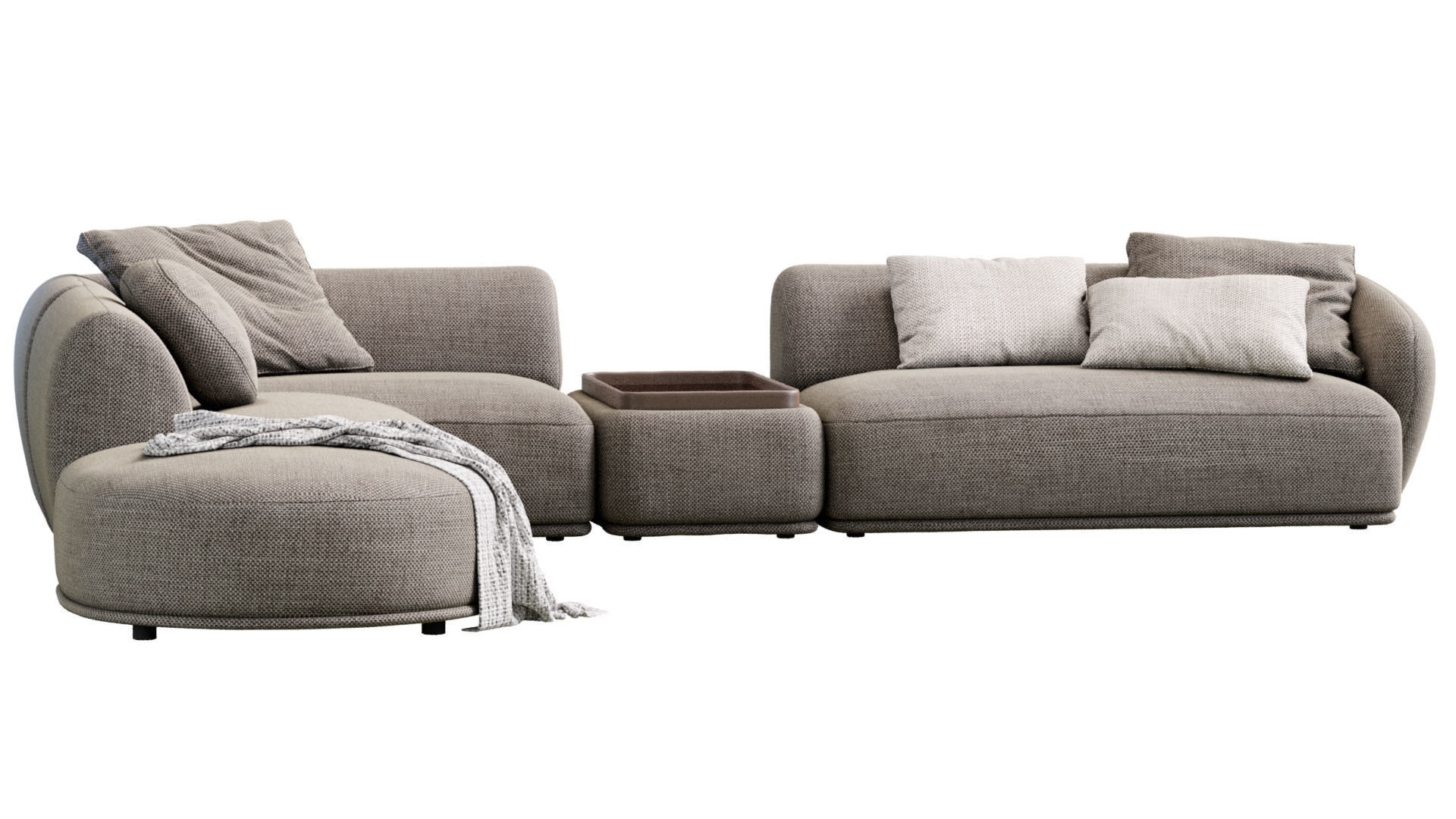 Sofa Rene By Meridiani 3D model_2