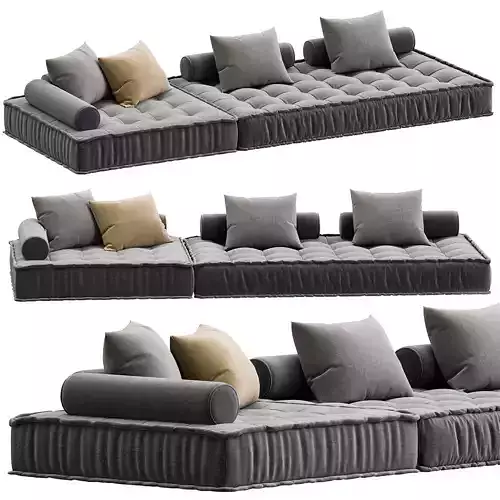 Restoration Hardware Tufted French Floor Cushions