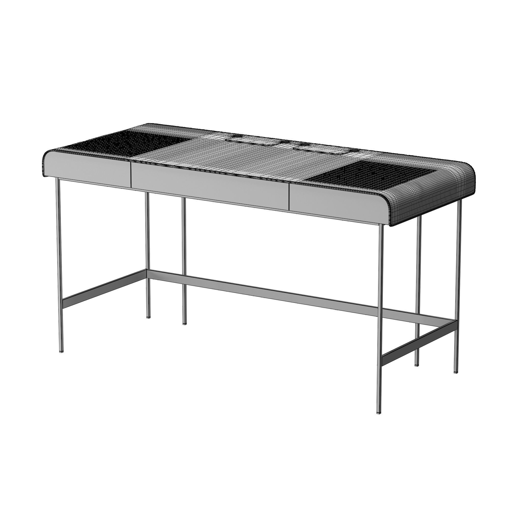 Pegasus Home Desk 3D model_4