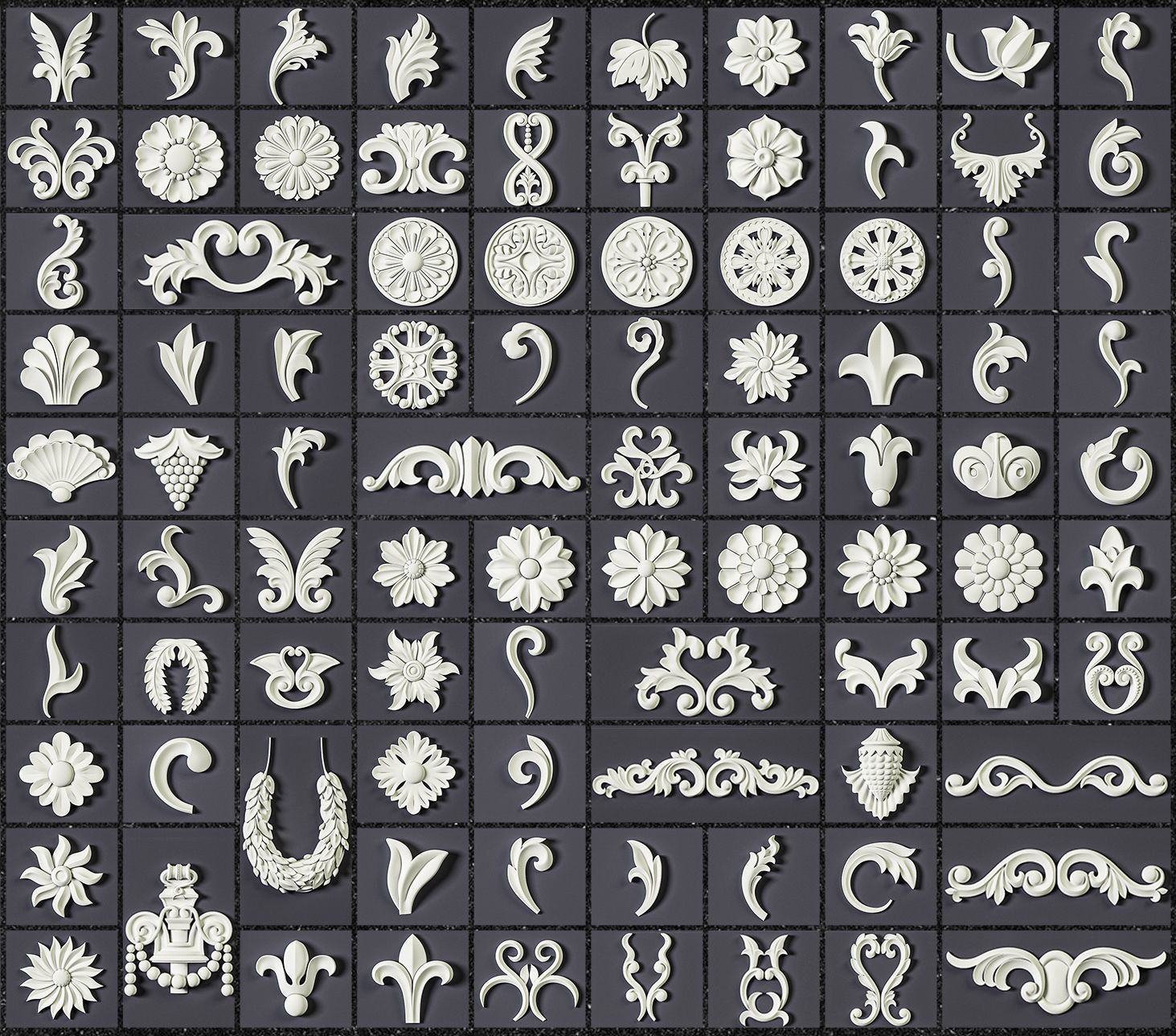 160 ARCHITECTURAL KITBASH - VOL 03 3D model_1