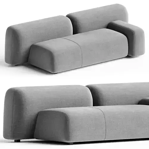 Suiseki Sofa cod SUI07DX composition