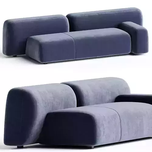 Suiseki Sofa cod SUI10DX  composition