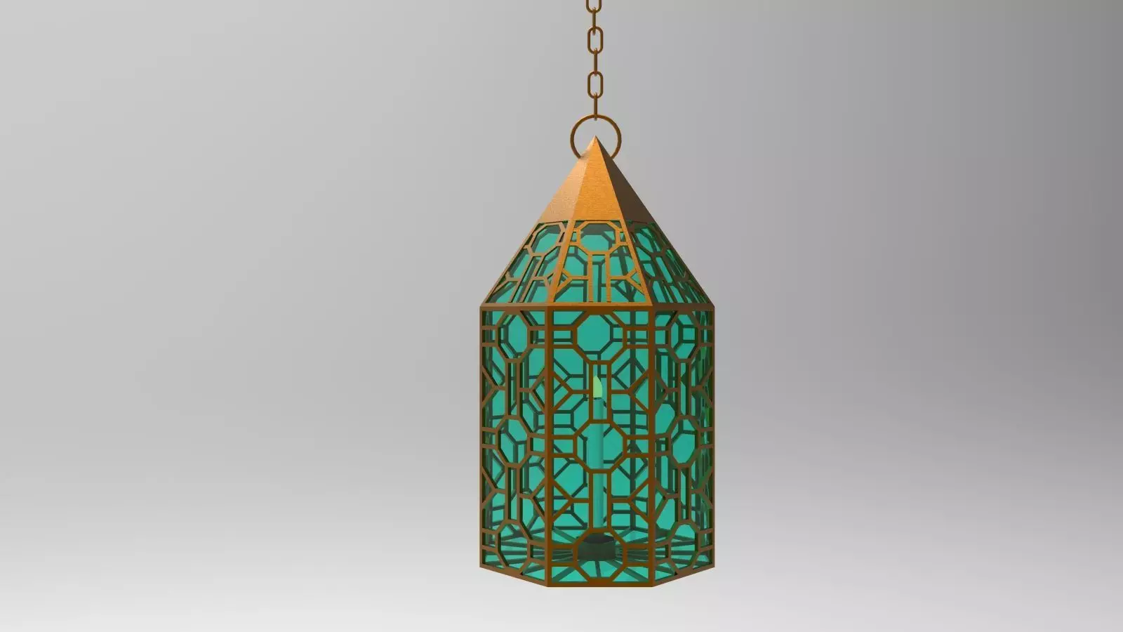 lantern Y moroccan hanging 3D model_0