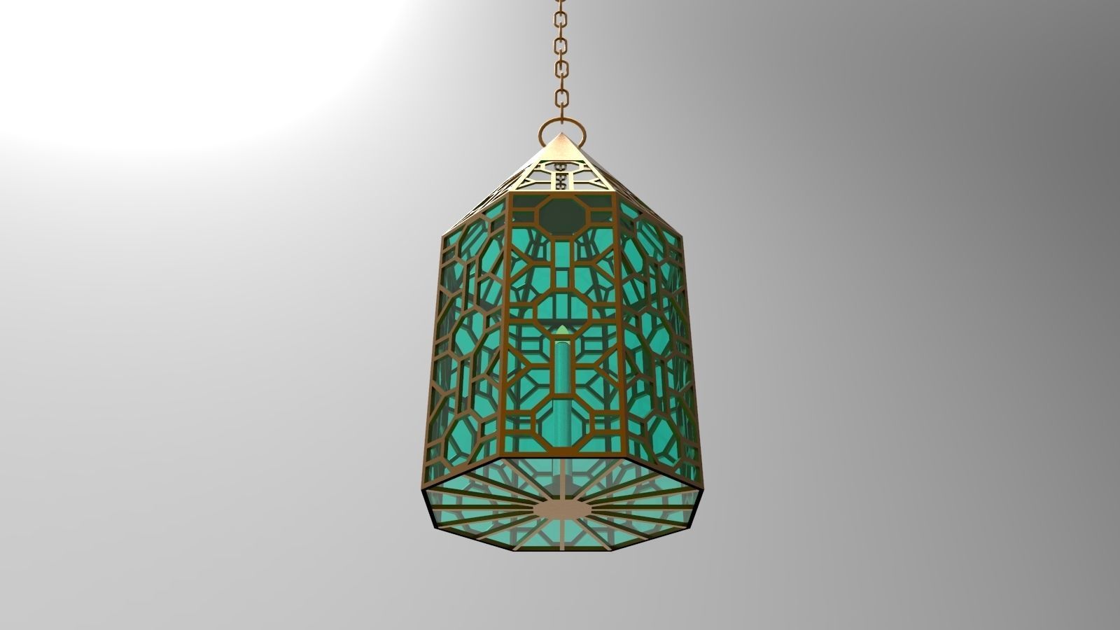 lantern Y moroccan hanging 3D model_3