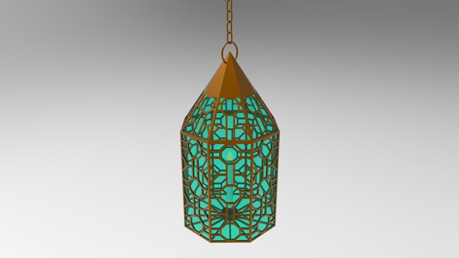 lantern Y moroccan hanging 3D model_1