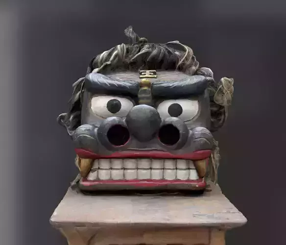 Shishimai Japanese Lion head costume 3D print model