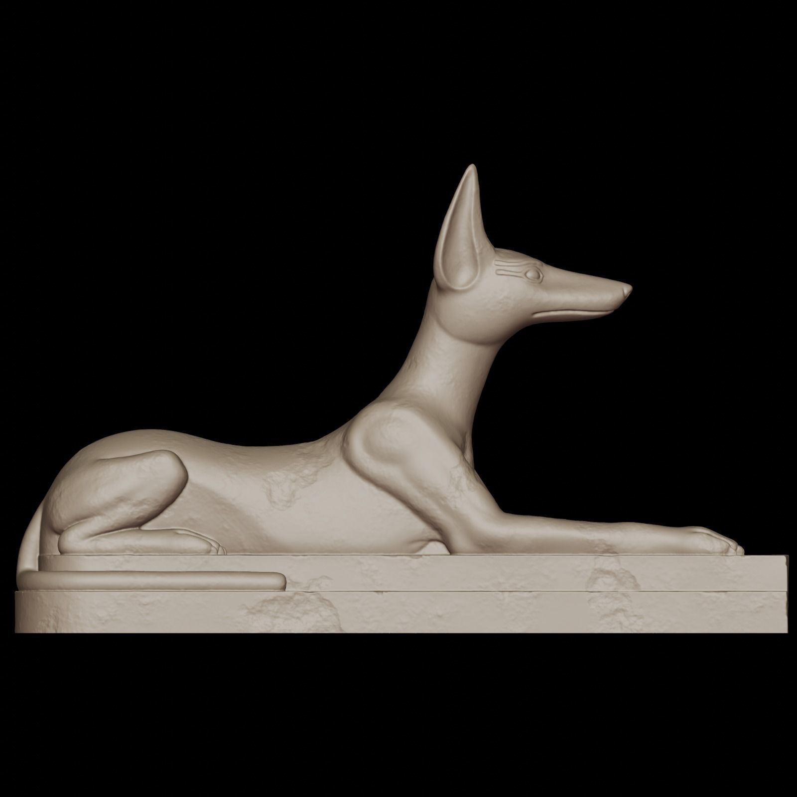Anubis dog 3D print model_22