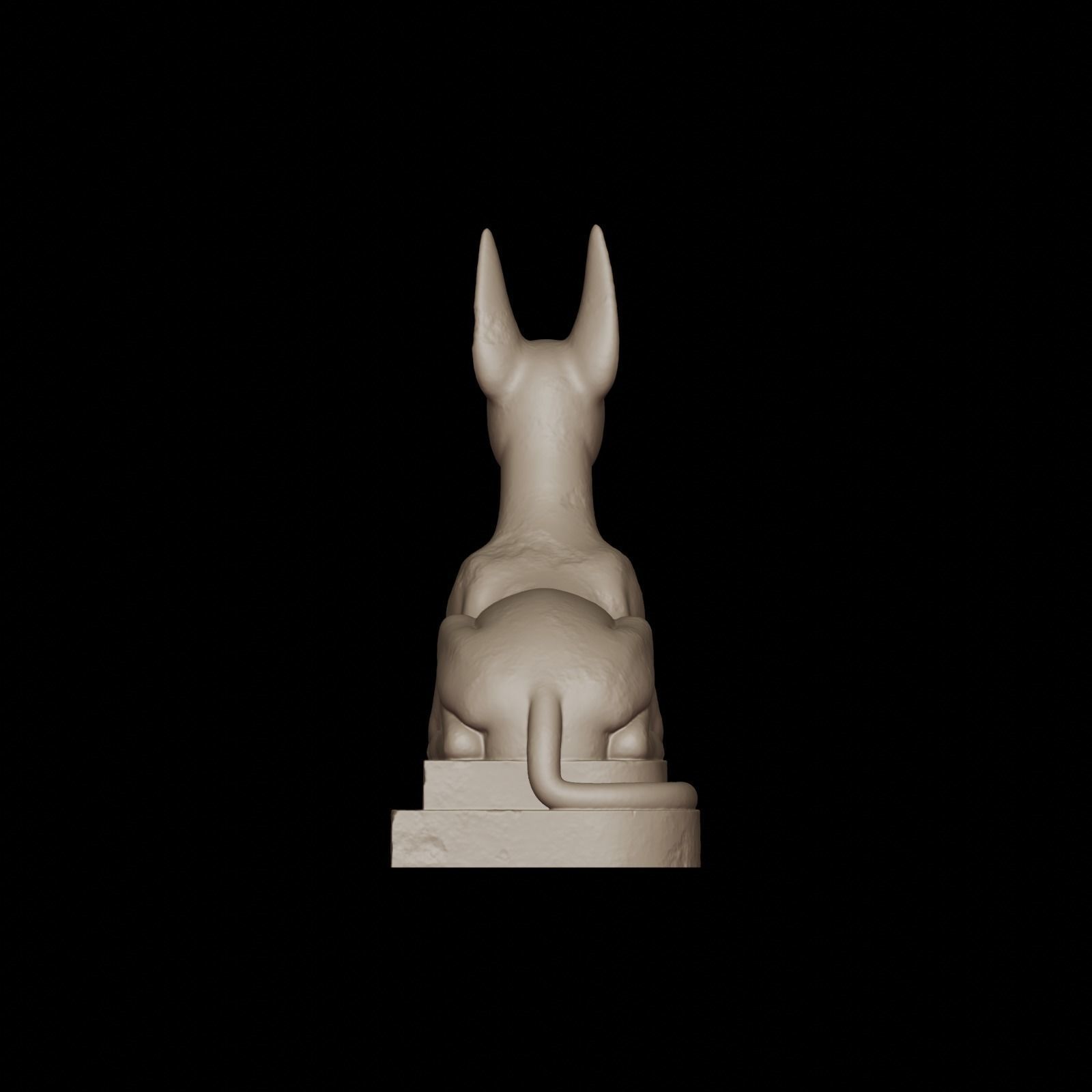 Anubis dog 3D print model_19