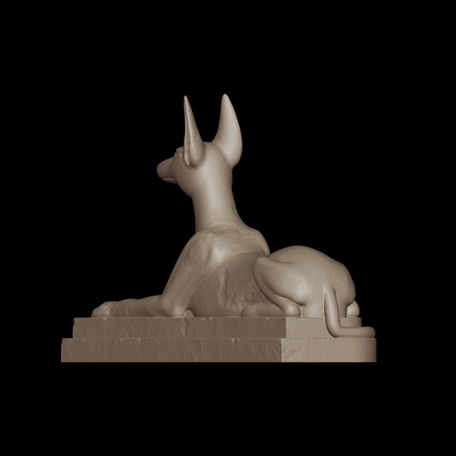 Anubis dog 3D print model_18