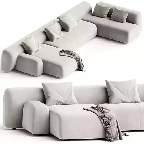 Suiseki Sofa cod SUI20DX composition