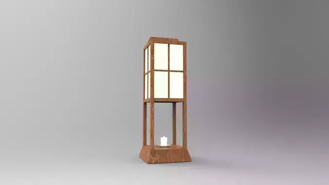 lantern Z wooden lamp