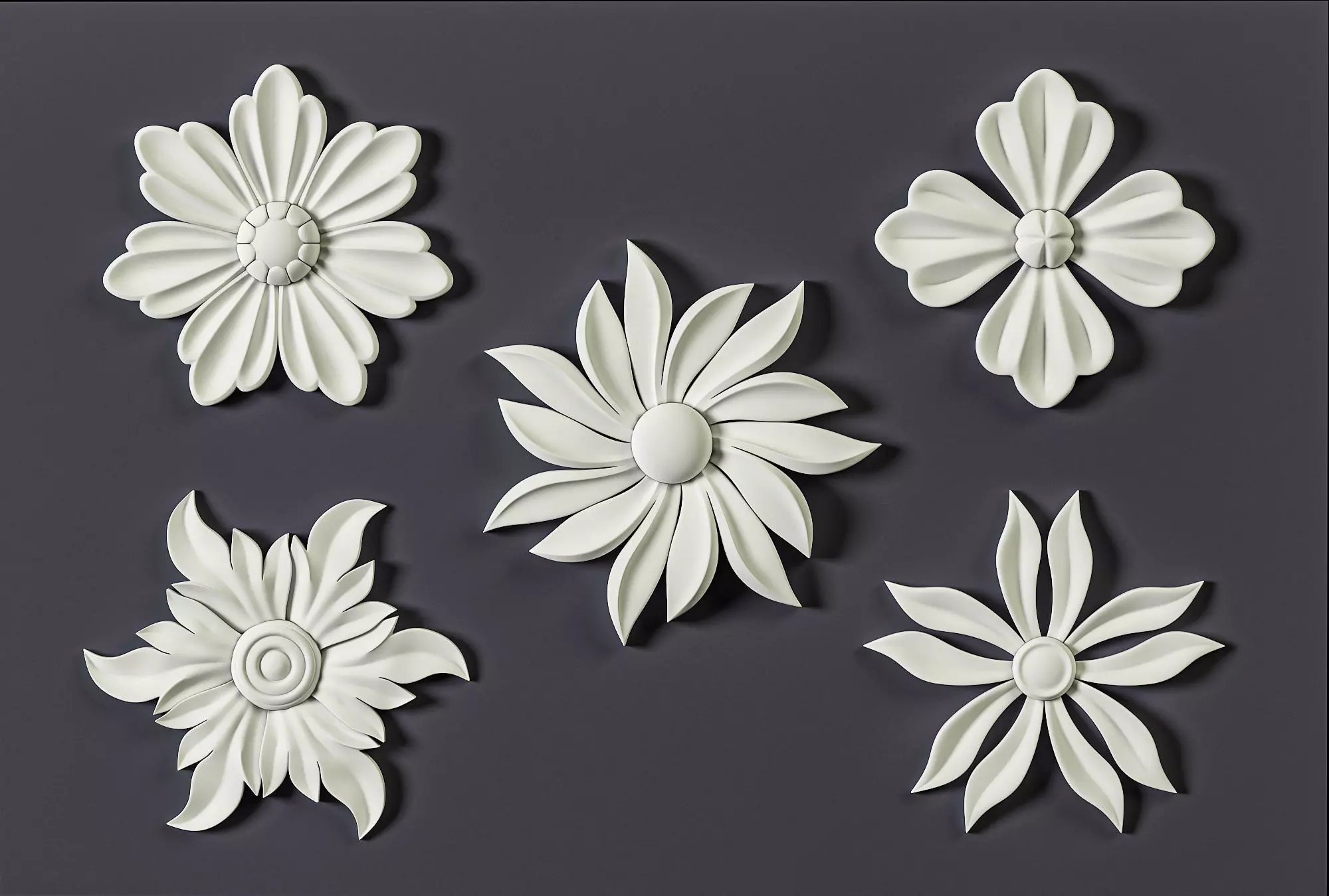 5 Free Architectural Kitbash Free 3D model_0