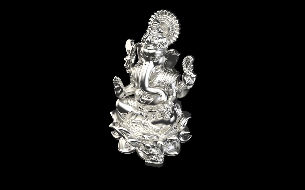 Loard Ganesh ji 3d Sculpture 3D print model_1