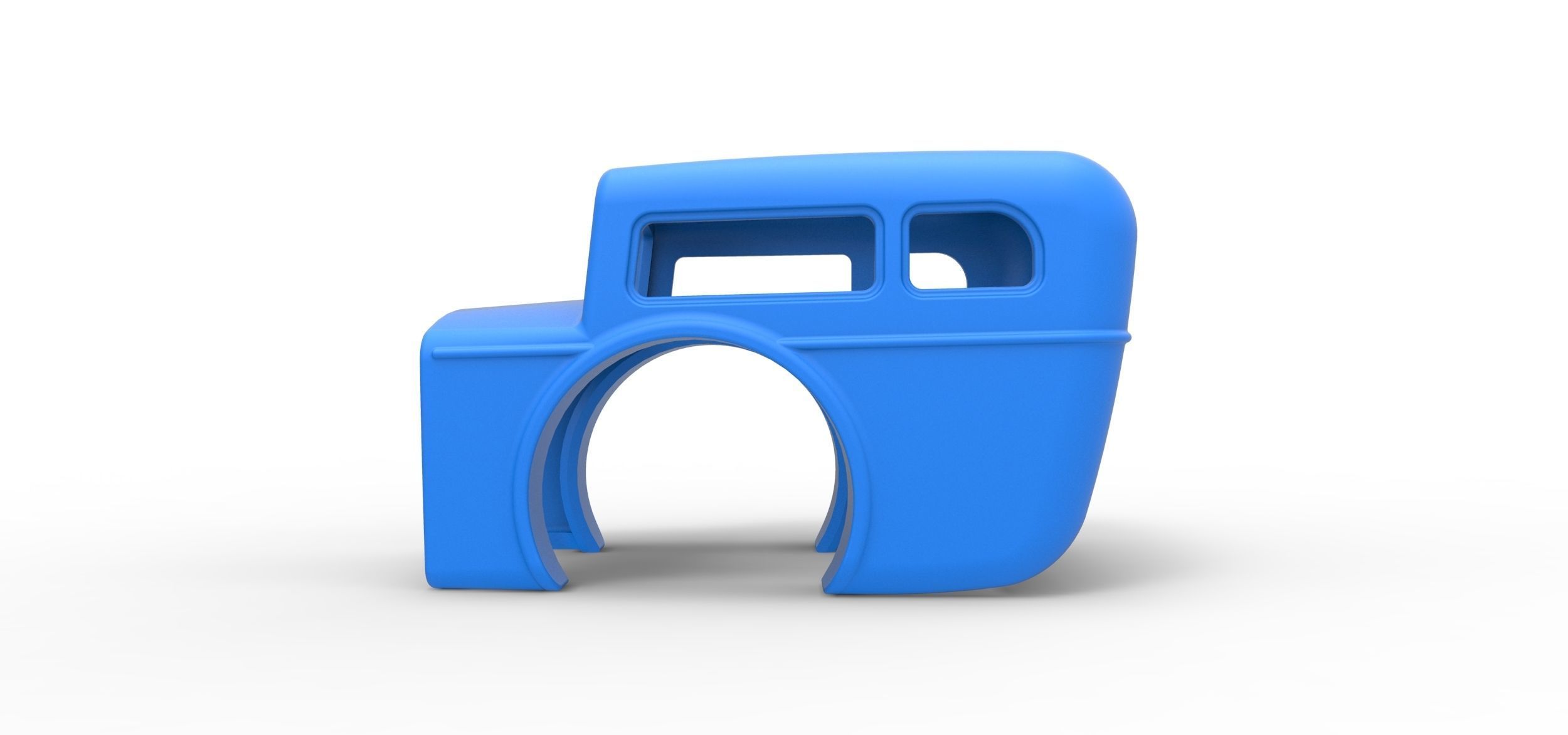 Shell of Front engine old school dragster Scale 1 to 25 3D print model_8