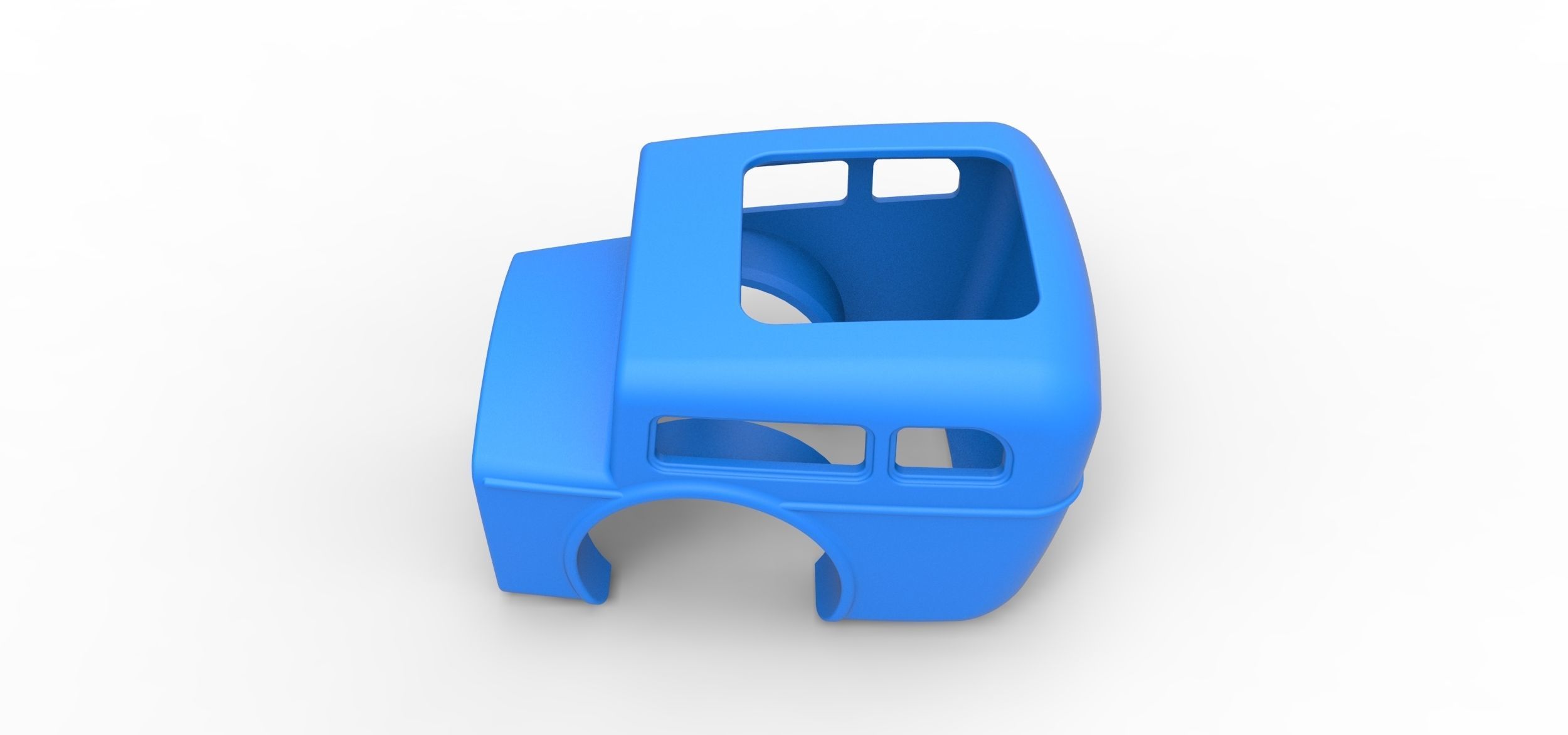 Shell of Front engine old school dragster Scale 1 to 25 3D print model_9