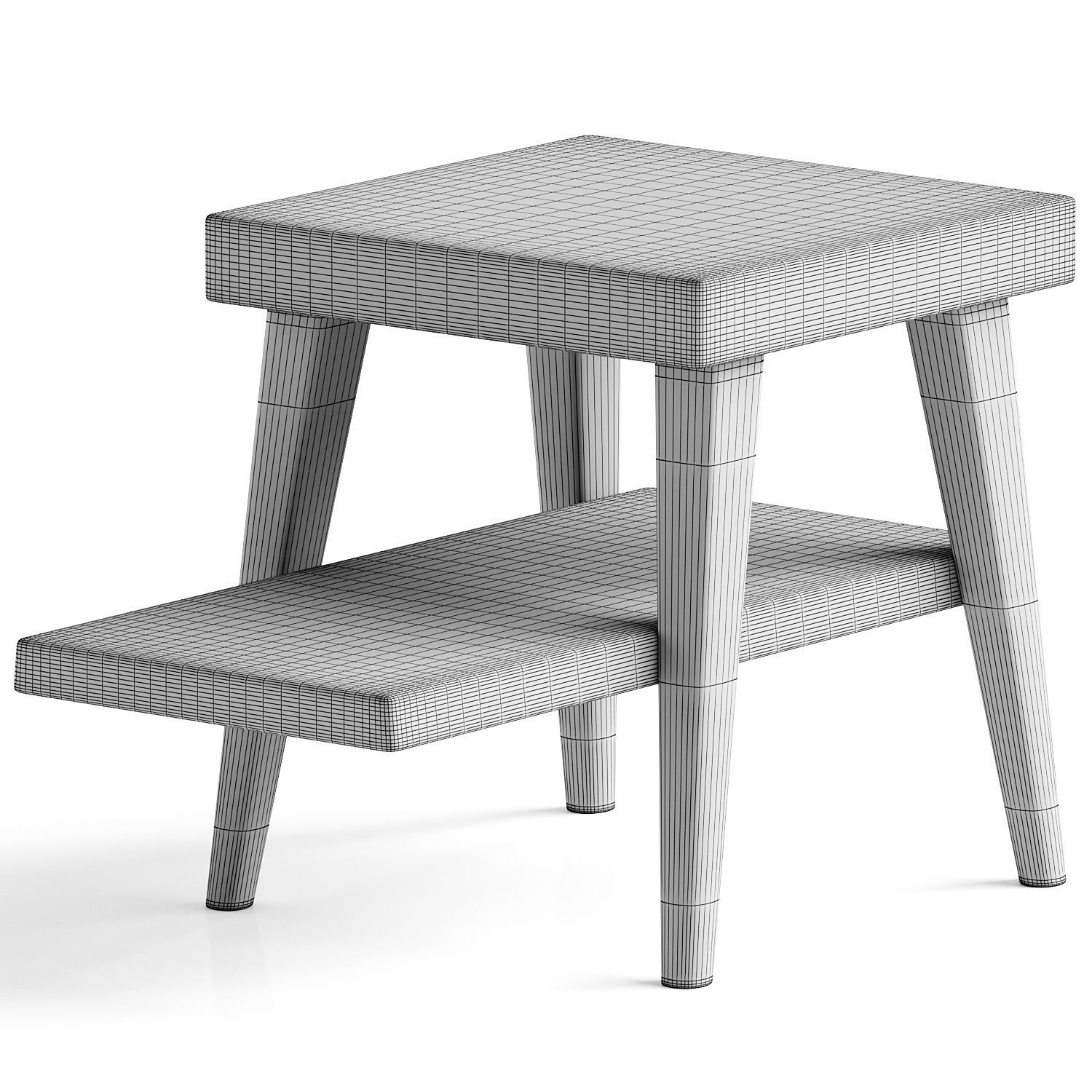 Hipicon Step Stand 3D model_2