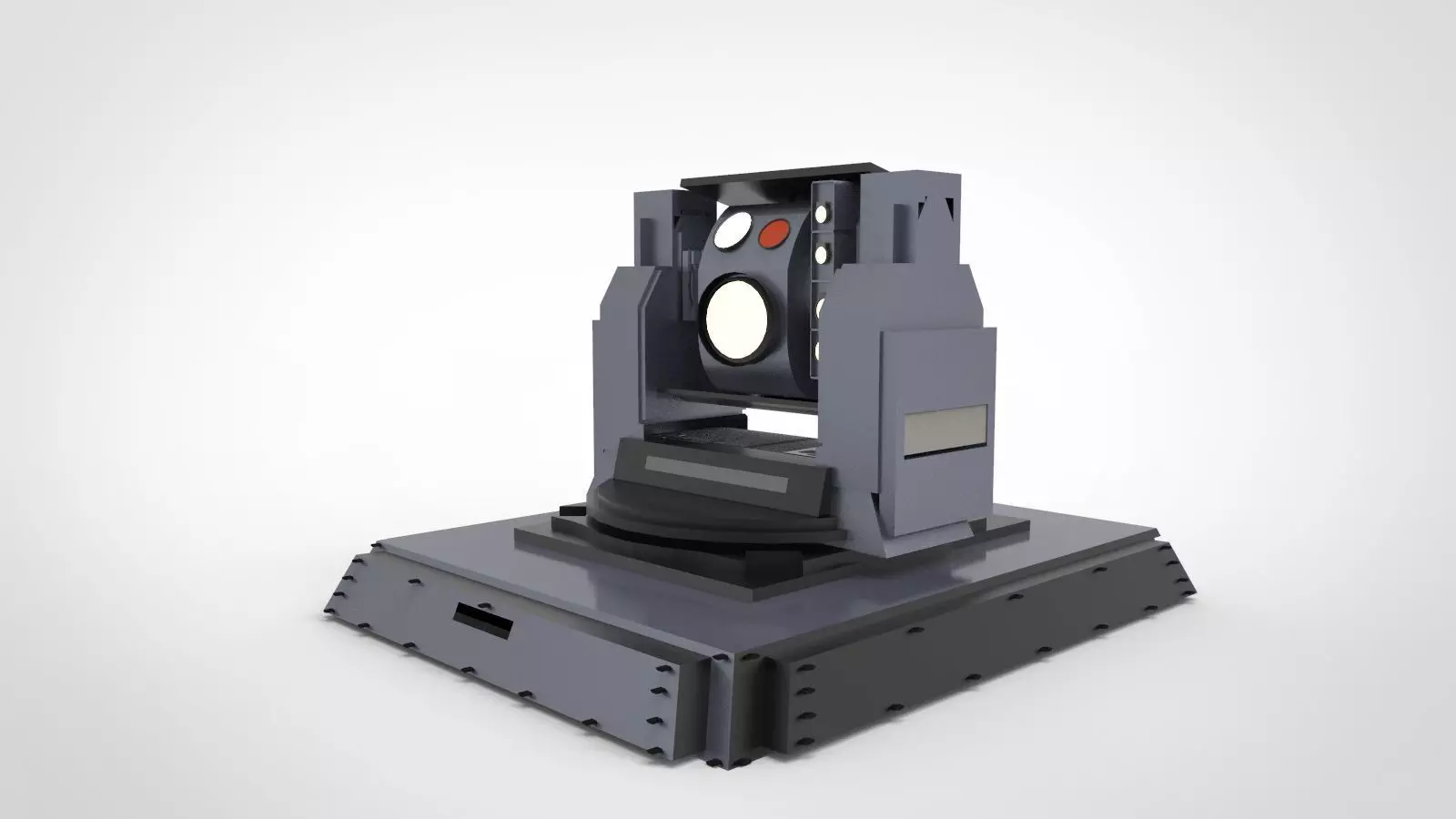 Helios naval laser 3D model_0