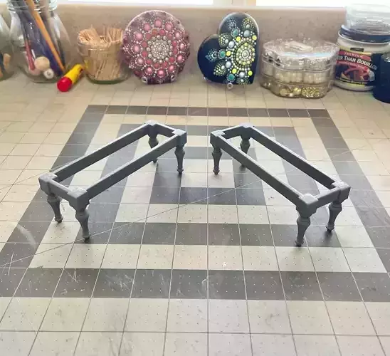 12th Scale Dollhouse Bench Frame
